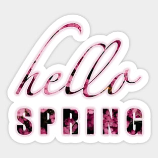 Spring time welcome Sticker